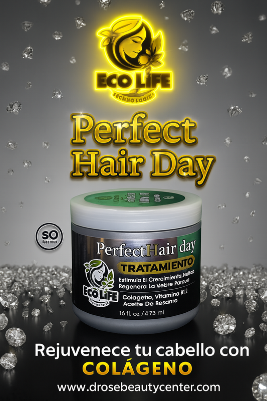 🧴 Ecolife Technologies Perfect Hair Day – Mascarilla Nutritiva 16oz