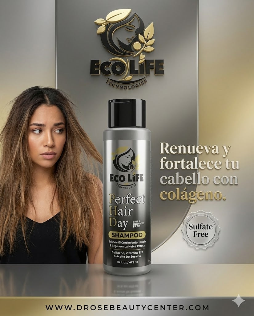 ✨ Ecolife Technologies PHD Shampoo 16oz – Perfect Hair Day ✨