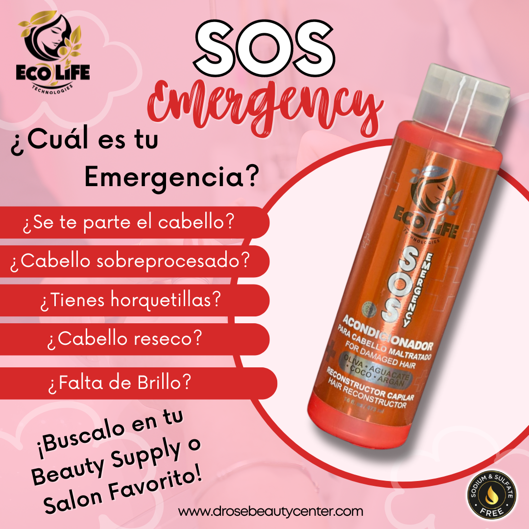 ECOLIFE TECHNOLOGIES SOS EMERGENCY ACONDICIONADOR 16OZ ETSEA16