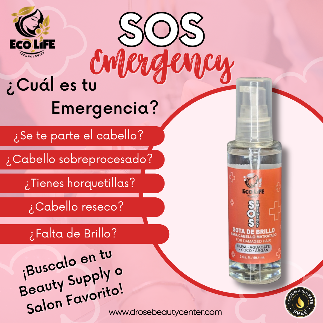 ECOLIFE TECHNOLOGIES SOS EMERGENCY GOTA DE BRILLO 2OZ ETSEGB2