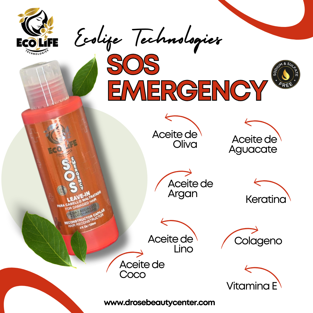 ECOLIFE TECHNOLOGIES SOS EMERGENCY LEAVE IN 4OZ ETSELI4