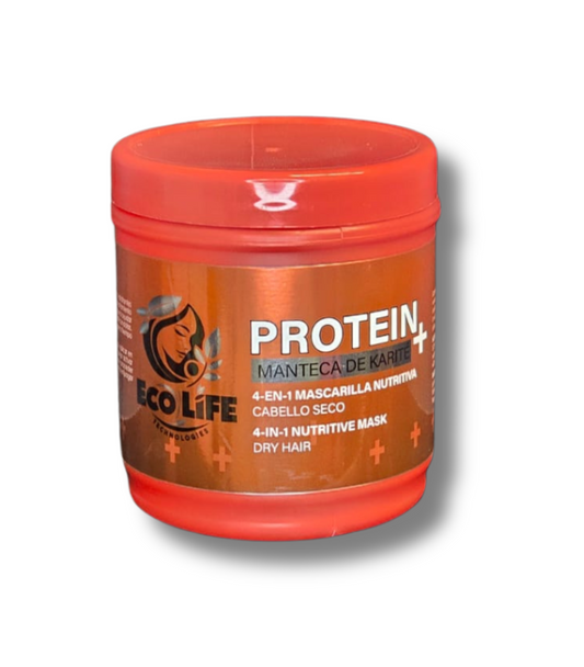 SOS Emergency Protein+ Mascarilla 4 en 1 con Manteca de Karité 8oz – Reparación Extrema e Hidratación Profunda