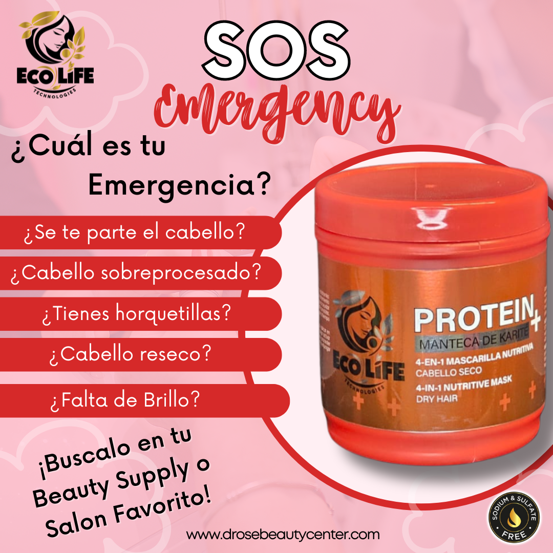 ECOLIFE TECHNOLOGIES SOS EMERGENCY MASCARILLA 4 N 1 8OZ ETSEM4N18