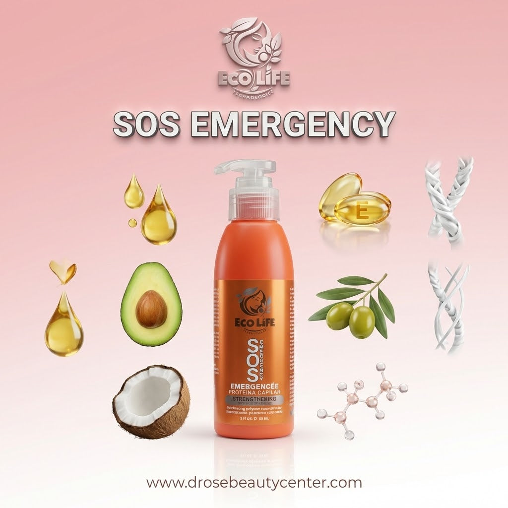 SOS Emergency Proteína Capilar Reconstructora 3 oz – Reparación Extrema y Fortalecimiento Profesional