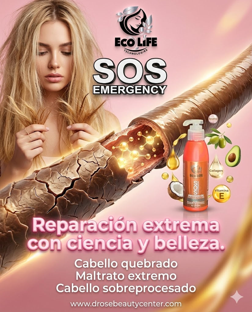 SOS Emergency Proteína Capilar Reconstructora 3 oz – Reparación Extrema y Fortalecimiento Profesional