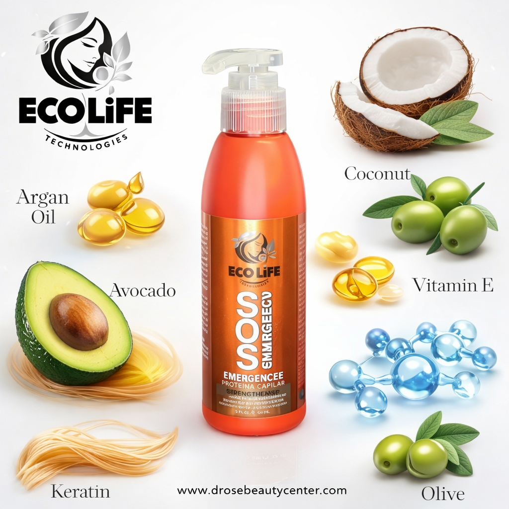 SOS Emergency Proteína Capilar Reconstructora 3 oz – Reparación Extrema y Fortalecimiento Profesional
