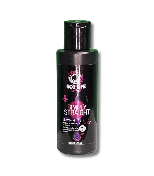 🌸 ECOLIFE TECHNOLOGIES SIMPLY STRAIGHT LEAVE-IN 4oz 🌸