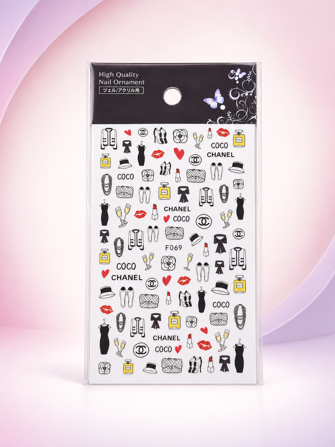 Spiral Nail Stickers F069 – Moda, Perfumes, Bolsos y Accesorios para Uñas