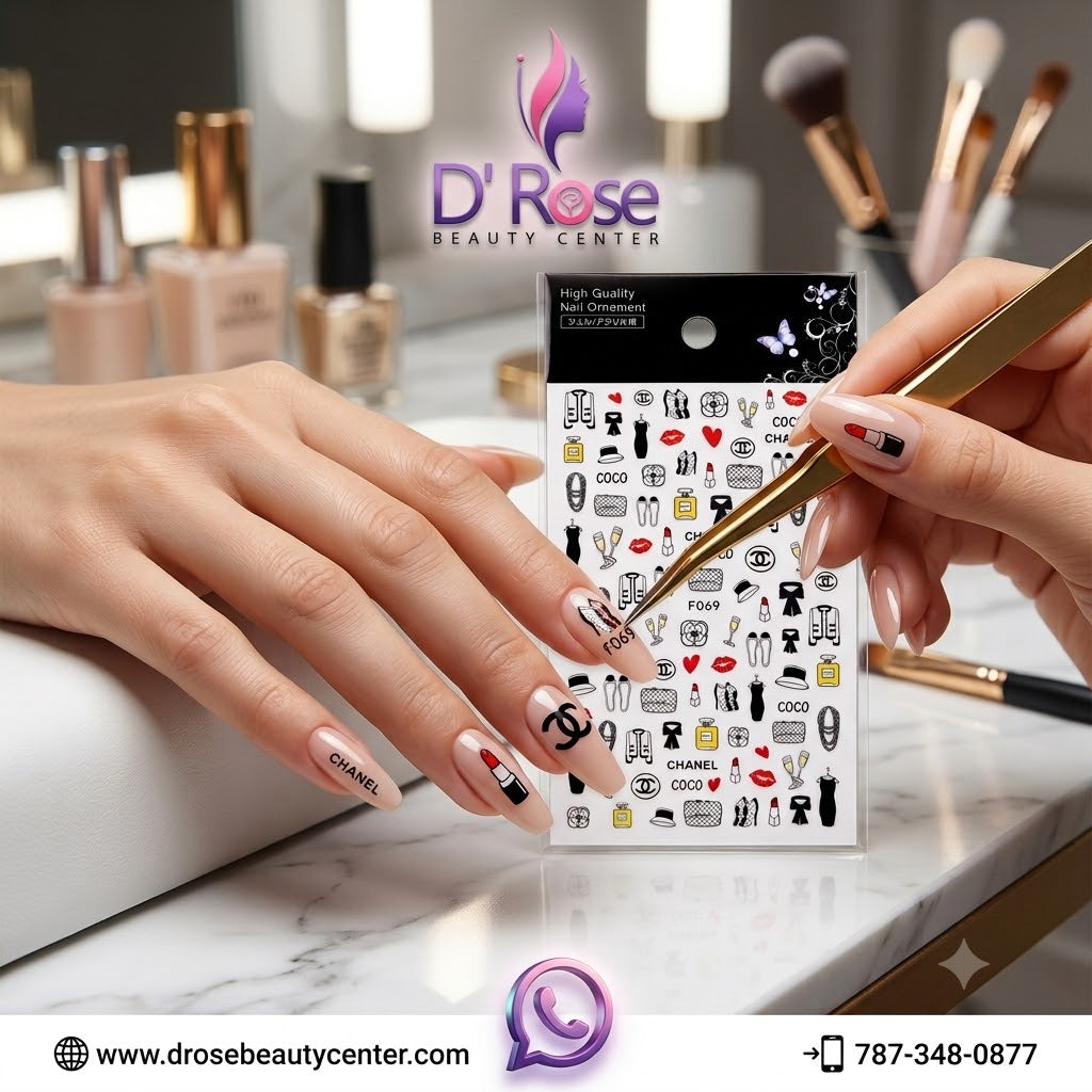 Spiral Nail Stickers F069 – Moda, Perfumes, Bolsos y Accesorios para Uñas