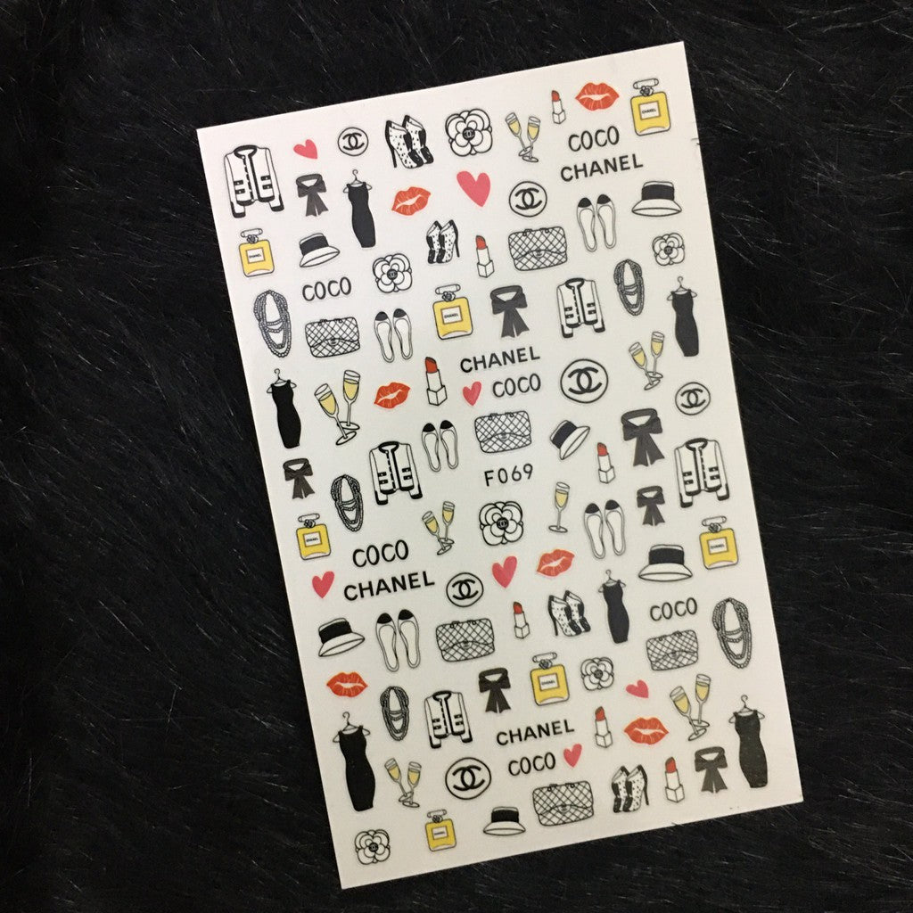 Spiral Nail Stickers F069 – Moda, Perfumes, Bolsos y Accesorios para Uñas