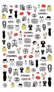 Spiral Nail Stickers F069 – Moda, Perfumes, Bolsos y Accesorios para Uñas