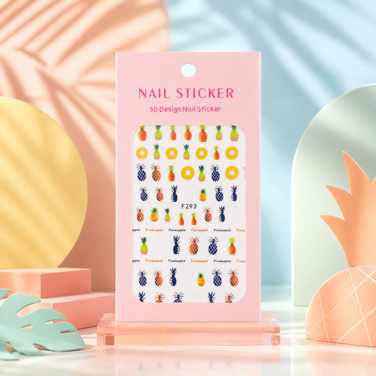 Nail Sticker 3D F293