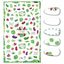 Miss Colour Nail Stickers Tropicales para Uñas F760
