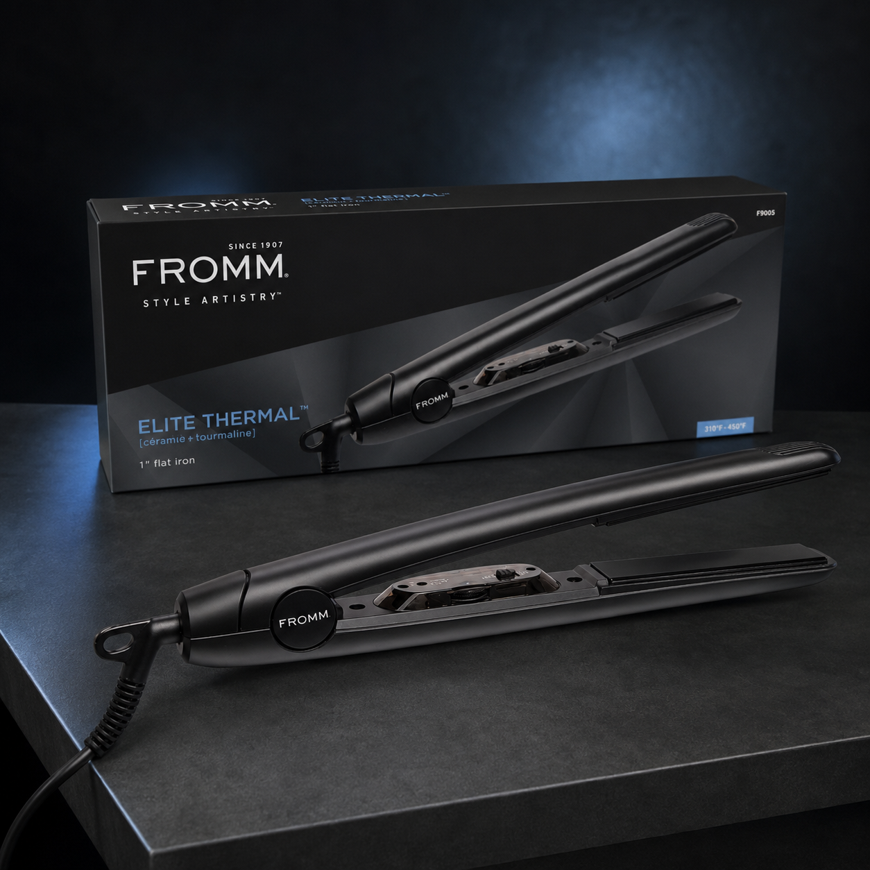 FROMM Elite Thermal Plancha Profesional de 1” Cerámica y Turmalina F8001