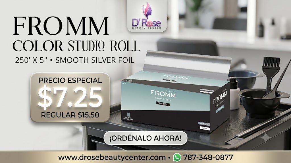 Fromm Color Studio Foil Roll F9270 Papel de Aluminio Profesional 5” x 250’