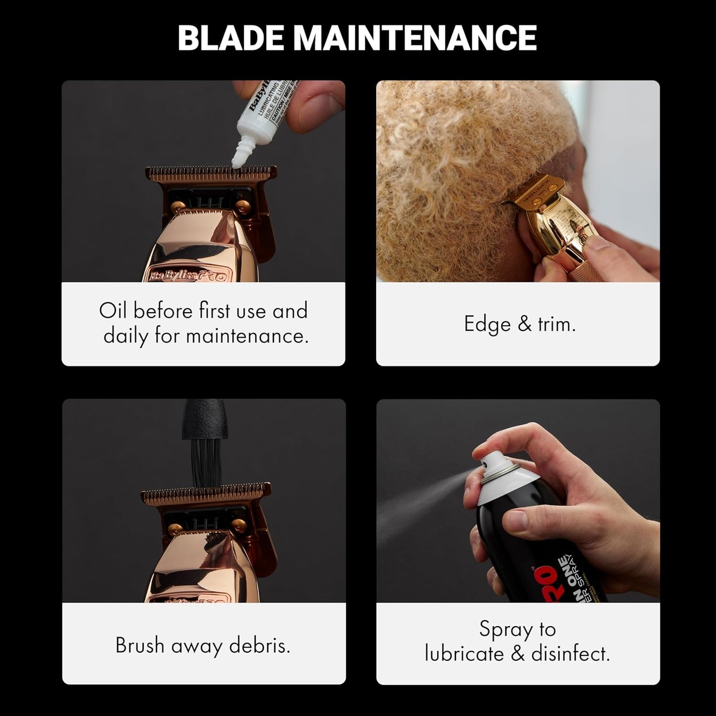 BaBylissPRO ROSEFX+ FX787NRG Rose Gold Trimmer Profesional