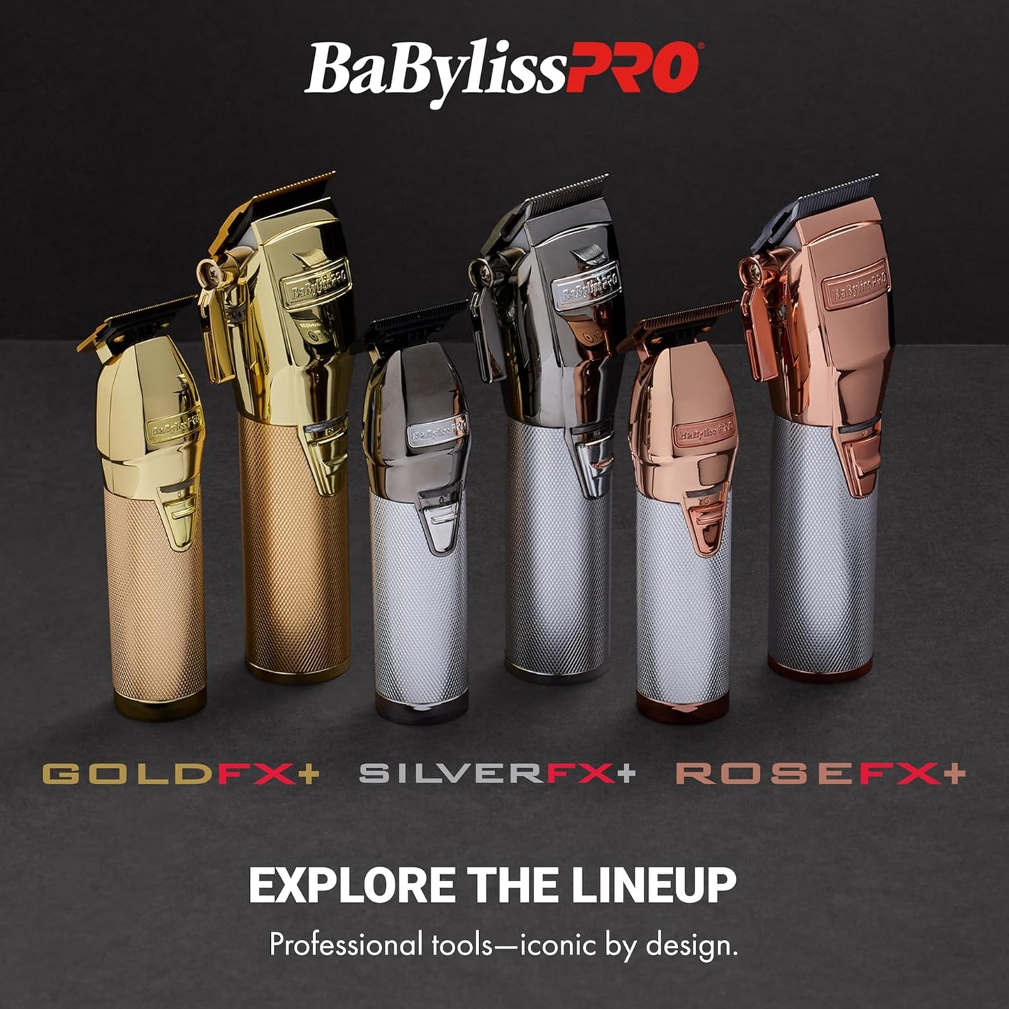 BaBylissPRO ROSEFX+ FX787NRG Rose Gold Trimmer Profesional