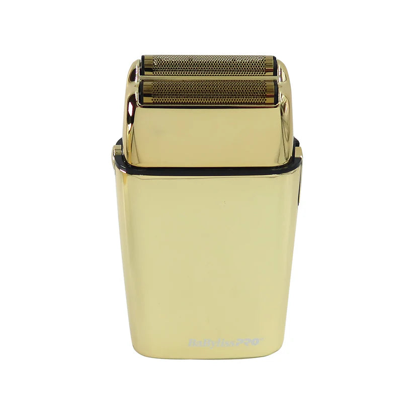BaBylissPRO FOILFX02 Gold FXFS2G Afeitadora Profesional Double Foil Metal Shaver