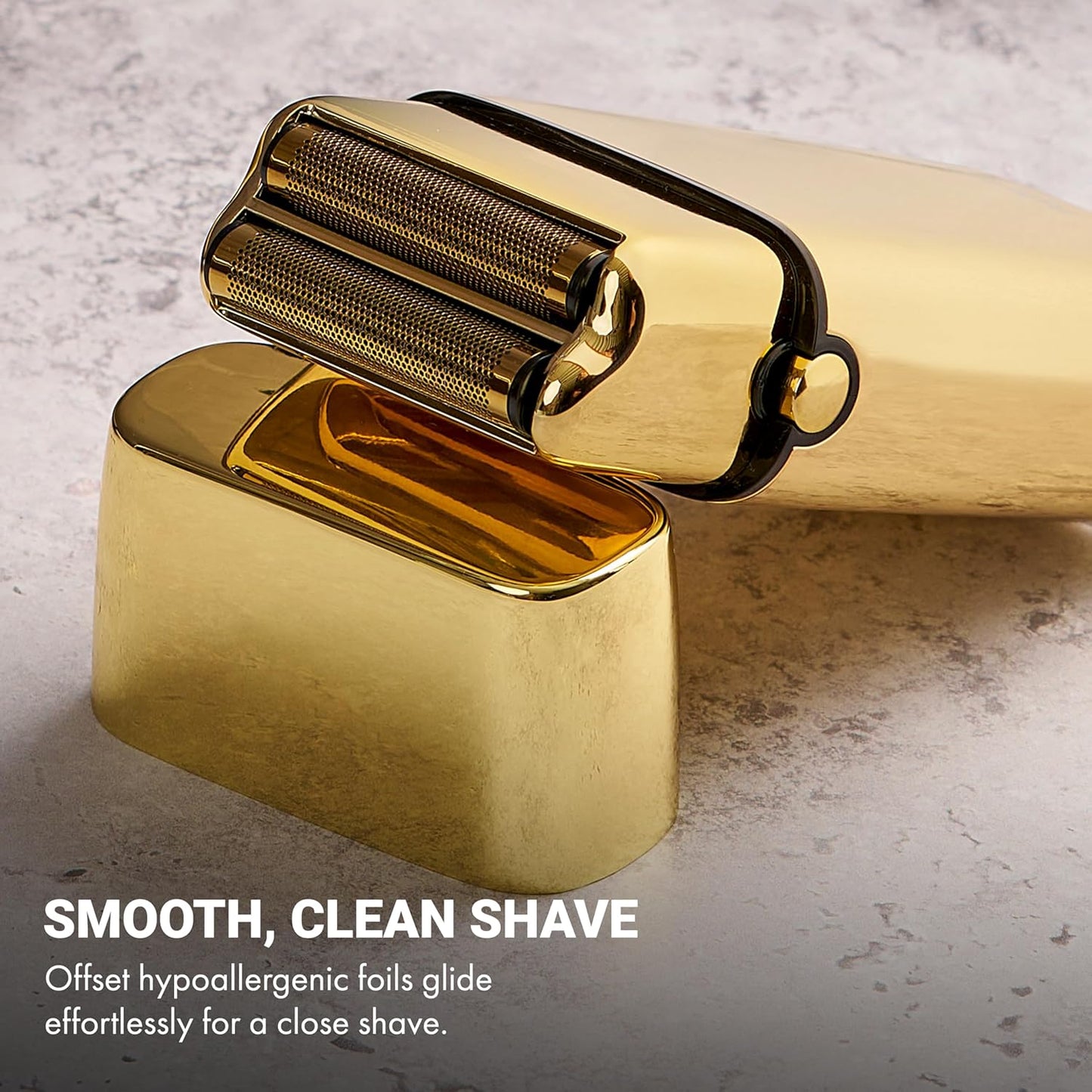 BaBylissPRO FOILFX02 Gold FXFS2G Afeitadora Profesional Double Foil Metal Shaver