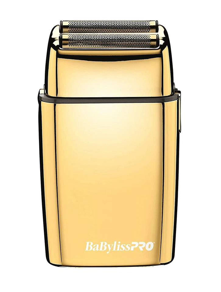BaBylissPRO FOILFX02 Gold FXFS2G Afeitadora Profesional Double Foil Metal Shaver
