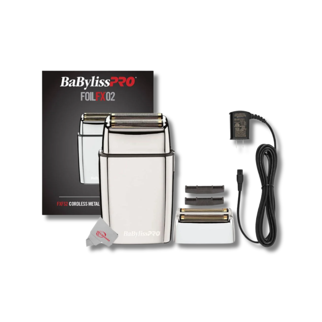 BaBylissPRO FOILFX02 Metal FXFS2 Afeitadora Profesional Double Foil Shaver