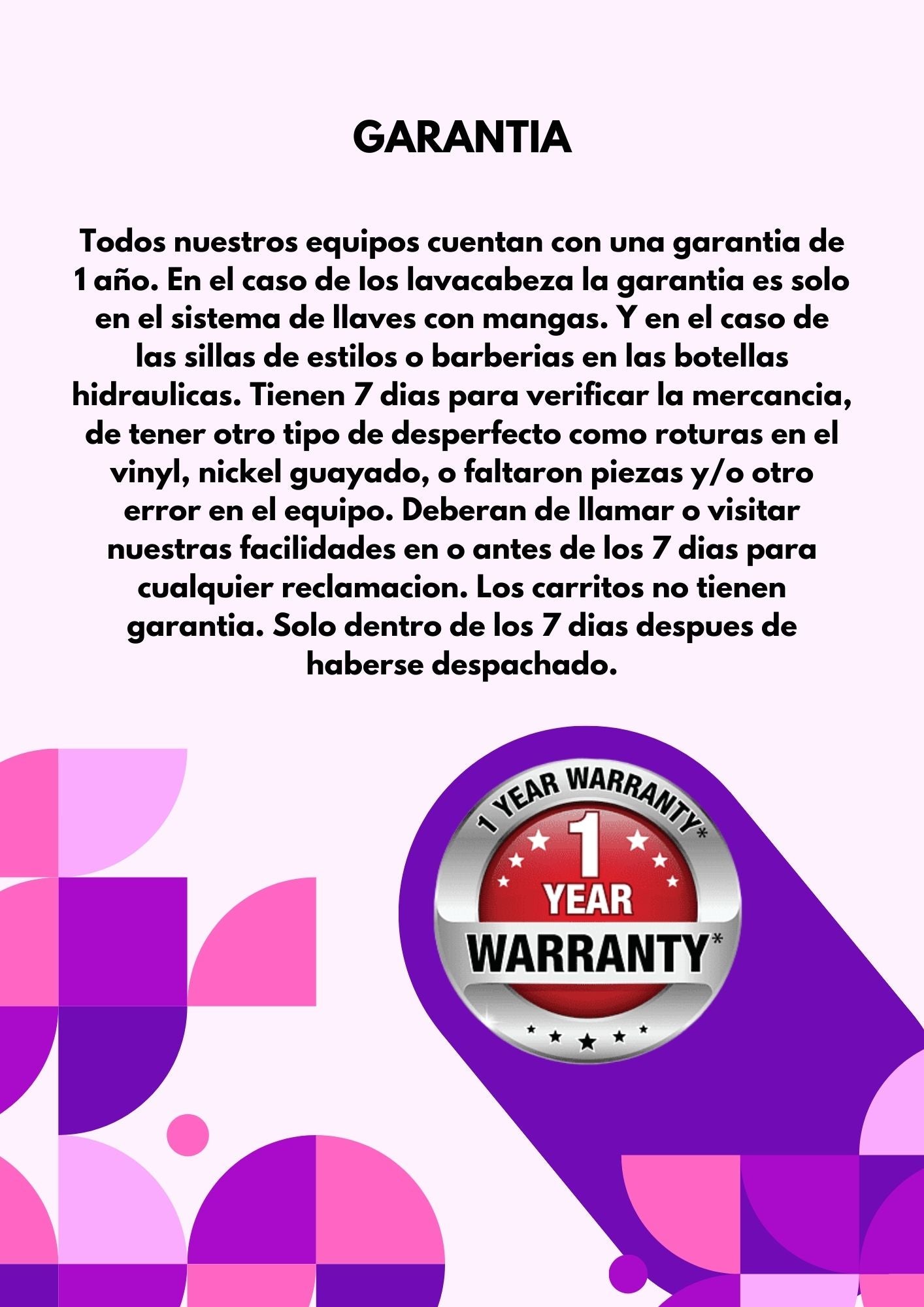 Beauty Style Exhibidor o rack de Mercancía Para Salon o Barberia Color Blanco 2527595