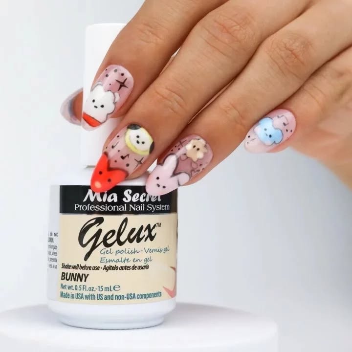 💅✨ Mia Secret® GELUX Gel Polish Bunny 0.5 oz (15 ml) (GP-163) — Esmalte en Gel Profesional de Alta Pigmentación UV/LED ✨💅