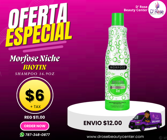 MORFOSE PROFESSIONAL BIOTIN SHAMPOO 16.9oz – MBS500