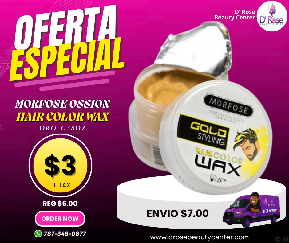 🌟 MORFOSE PROFESSIONAL HAIR COLOR WAX GOLD 3.38OZ (MHCWG)