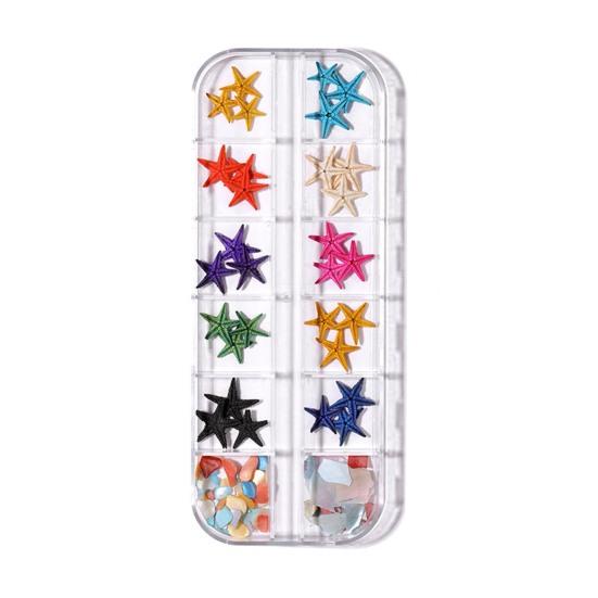 Spiral Kit Nail Art Estrellas de Mar y Conchas 3D HY639