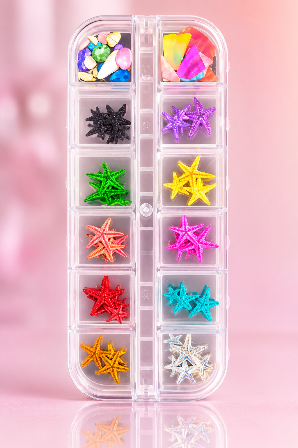 Spiral Kit Nail Art Estrellas de Mar y Conchas 3D HY639
