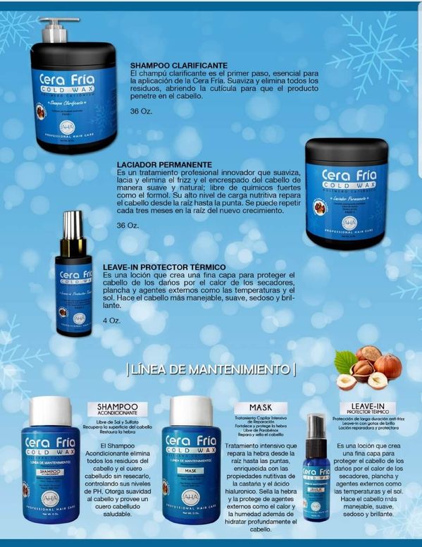 AHA Cera Fría Cold Wax Kit Laceador Paso 1 y 2 – 2 oz