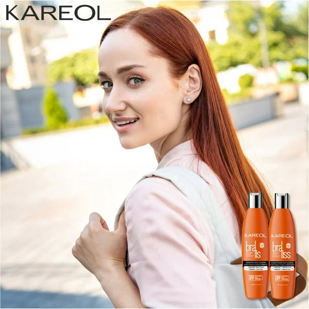 KAREOL BRALISS SHAMPOO + ACONDICIONADOR POST ALISADO 10.1OZ + KIT LACEADOR 2OZ KIT 3PZ