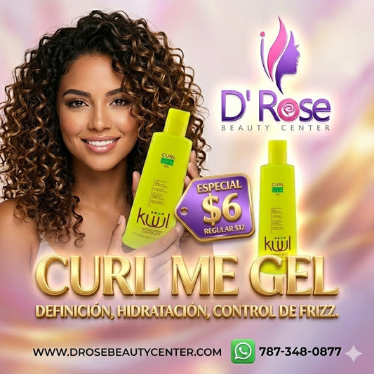 💜 KUUL CURL ME GEL 10.1 oz | Definición, Hidratación y Control de Frizz 💜