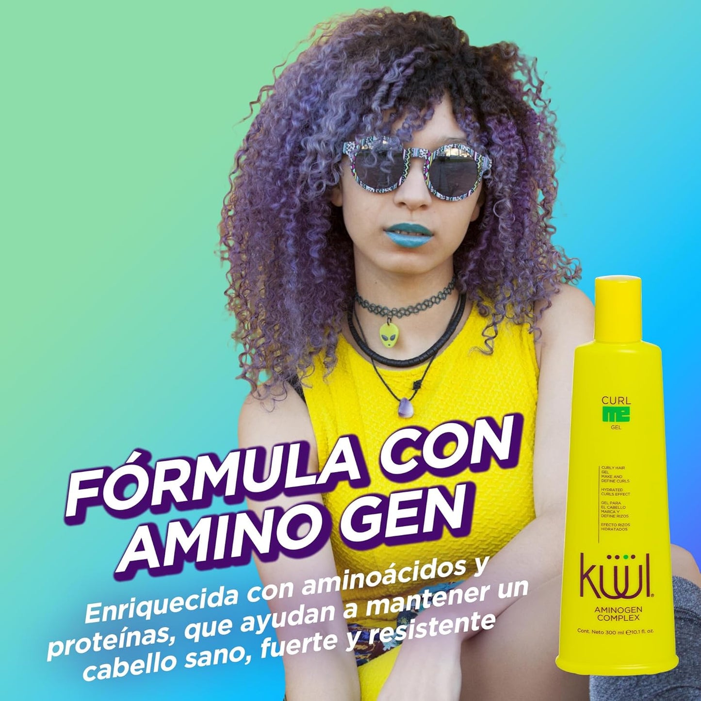 💜 KUUL CURL ME GEL 10.1 oz | Definición, Hidratación y Control de Frizz 💜