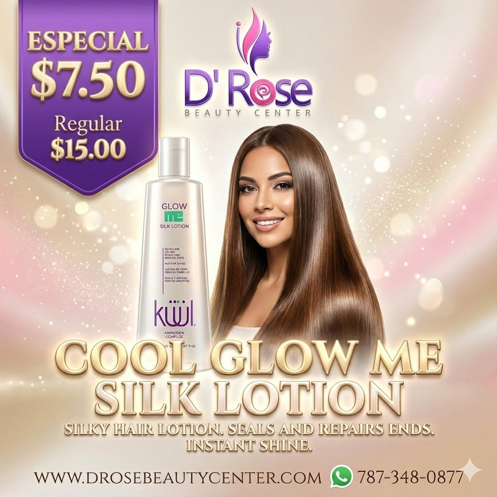 💜 KUUL GLOW ME SILK LOTION 5.07 oz – Brillo Instantáneo &amp; Reparación de Puntas 💜