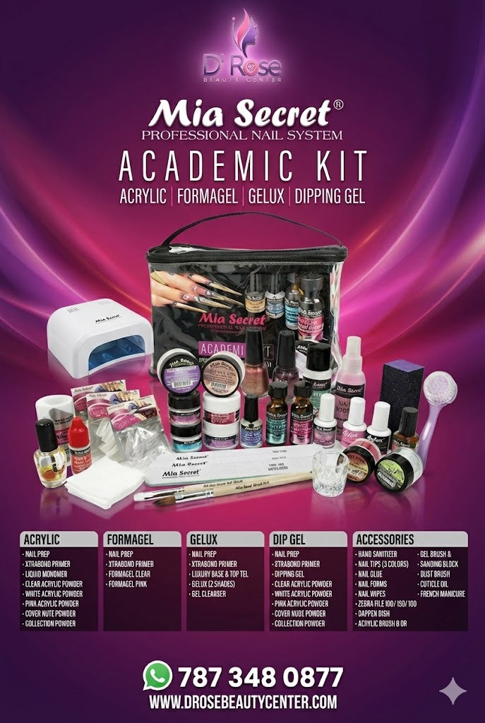 💅 Mia Secret Academic Kit – KIT-A08 | 4 Sistemas Profesionales