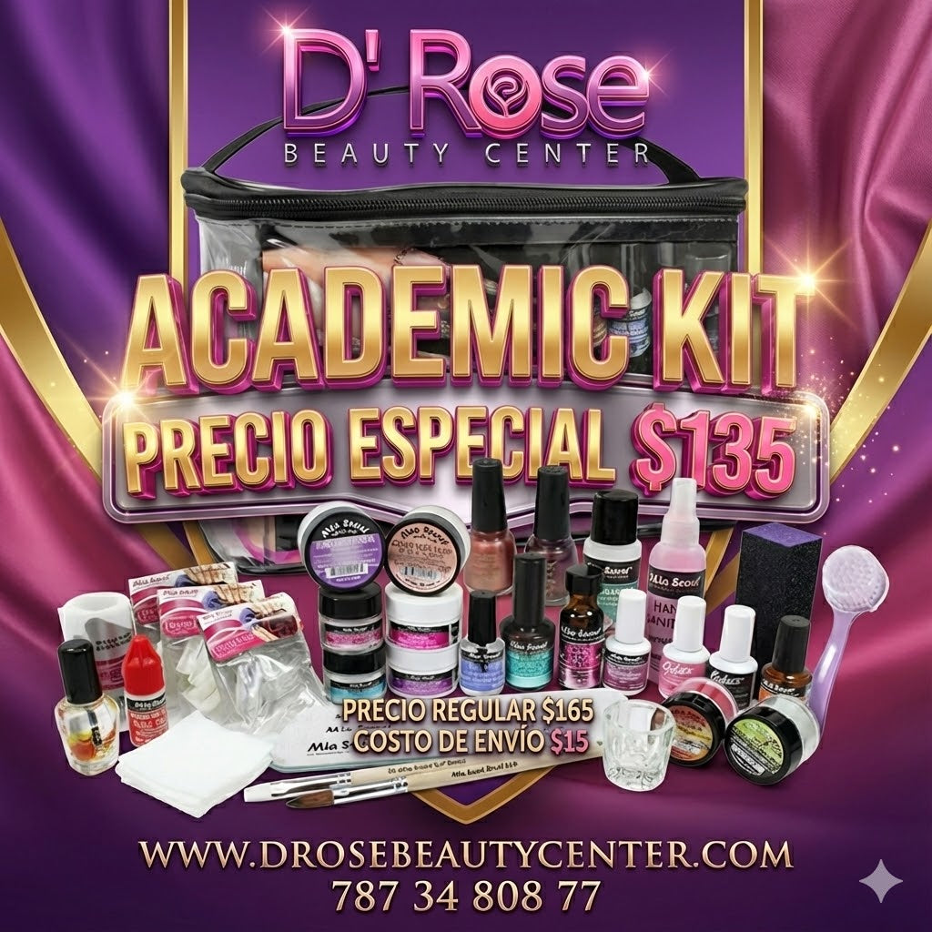 💅 Mia Secret Academic Kit – KIT-A08 | 4 Sistemas Profesionales