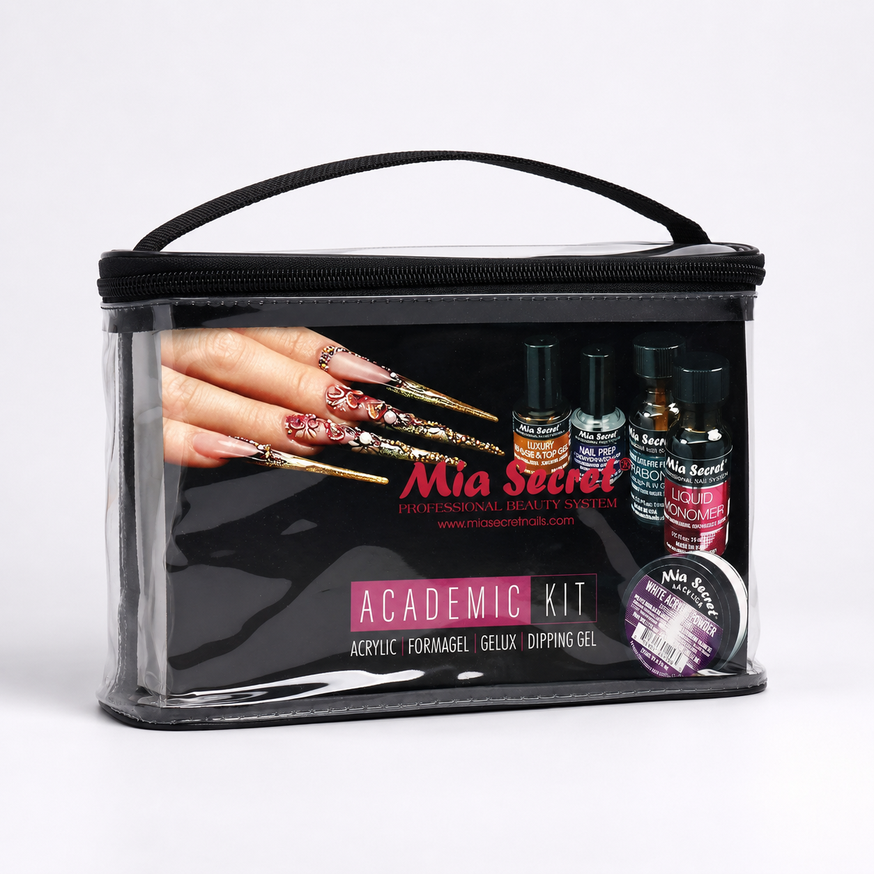 Mia Secret Academic Kit KIT-A08 | Kit Profesional de Uñas 4 Sistemas