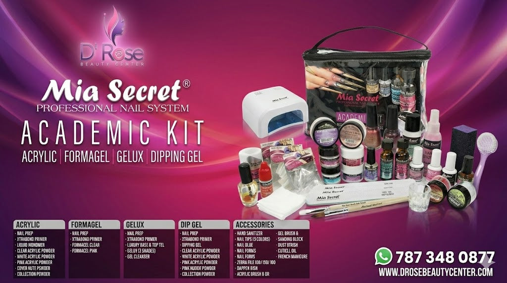 💅 Mia Secret Academic Kit – KIT-A08 | 4 Sistemas Profesionales