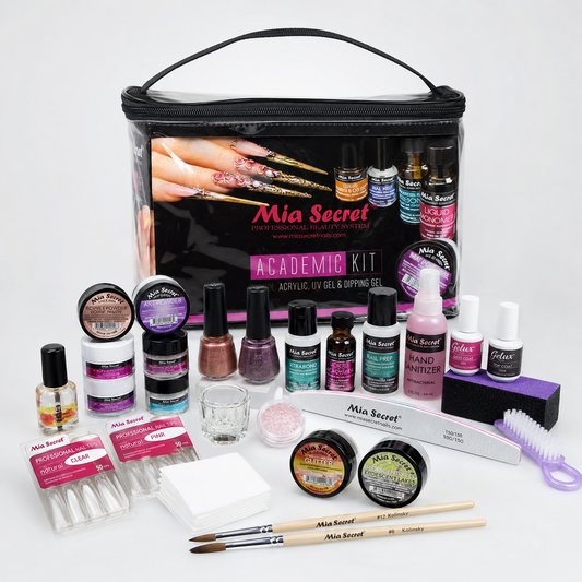 Mia Secret Academic Kit KIT-A08 | Kit Profesional de Uñas 4 Sistemas