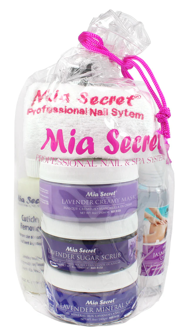 🌿✨ Mia Secret® Lavender SPA Kit 9 Piezas (KIT-SPA-L) — Sistema Profesional de Pedicure Spa con Lavanda ✨🌿
