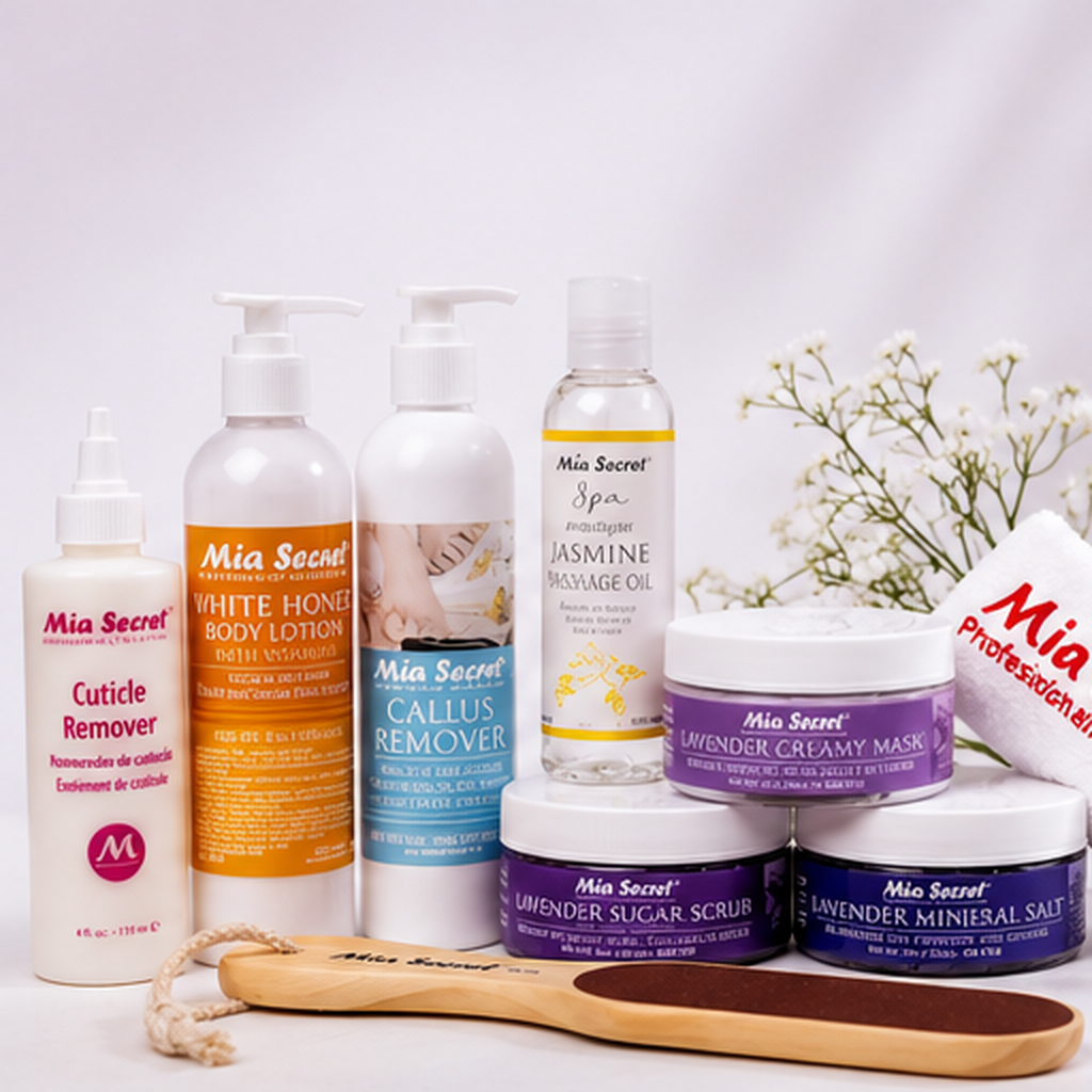 Mia Secret Lavender SPA Kit 9 Piezas KIT-SPA-L – Pedicure y Spa Profesional