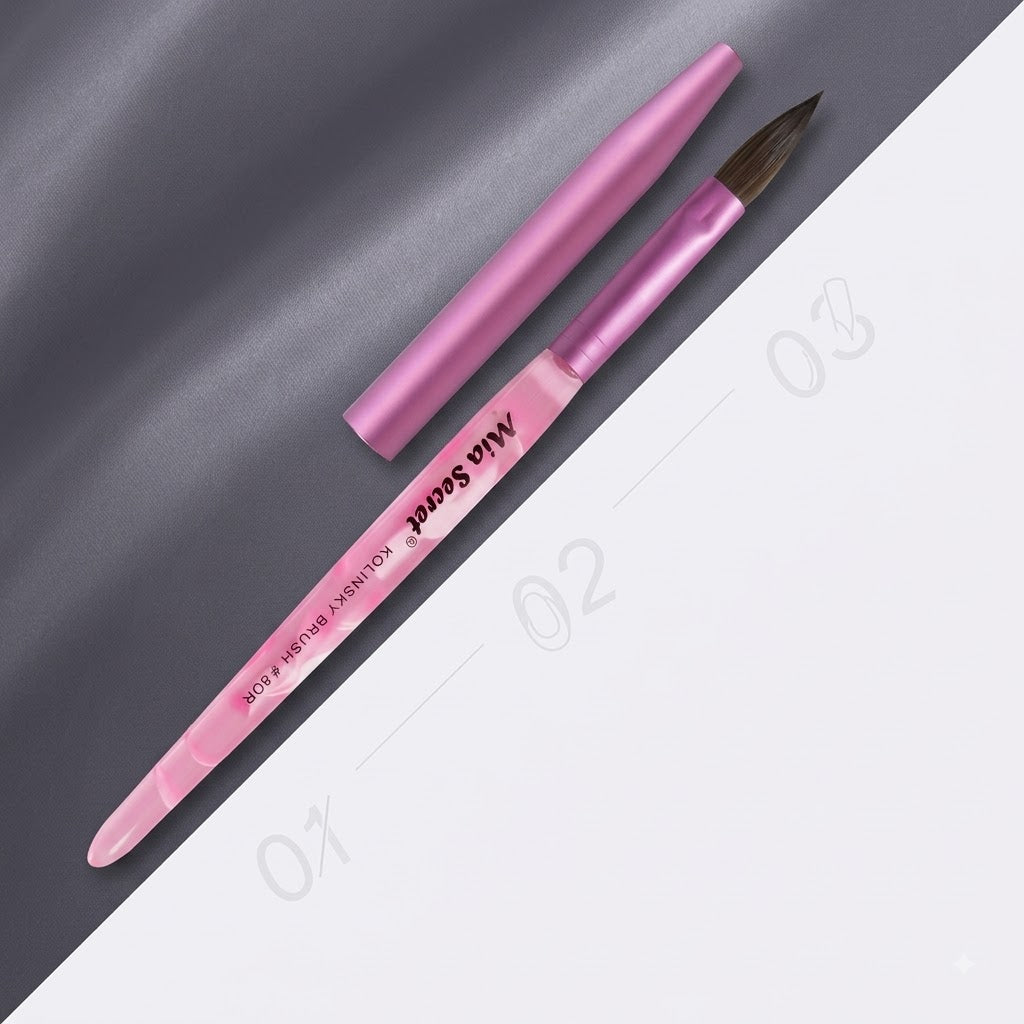 Mia Secret Oval Kolinsky Nail Brush #8 KNB-8OR