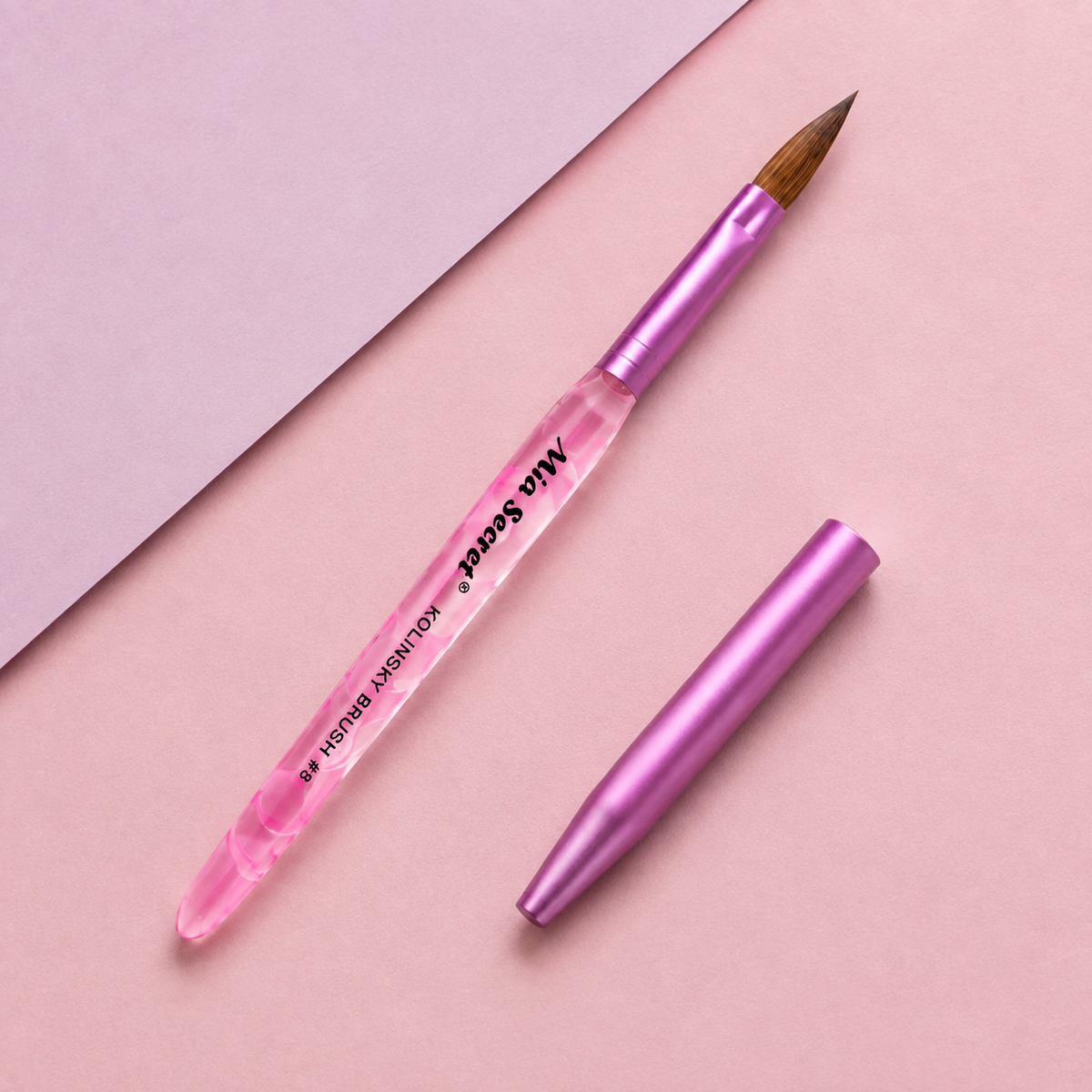 Mia Secret Oval Kolinsky Nail Brush #8 KNB-8OR