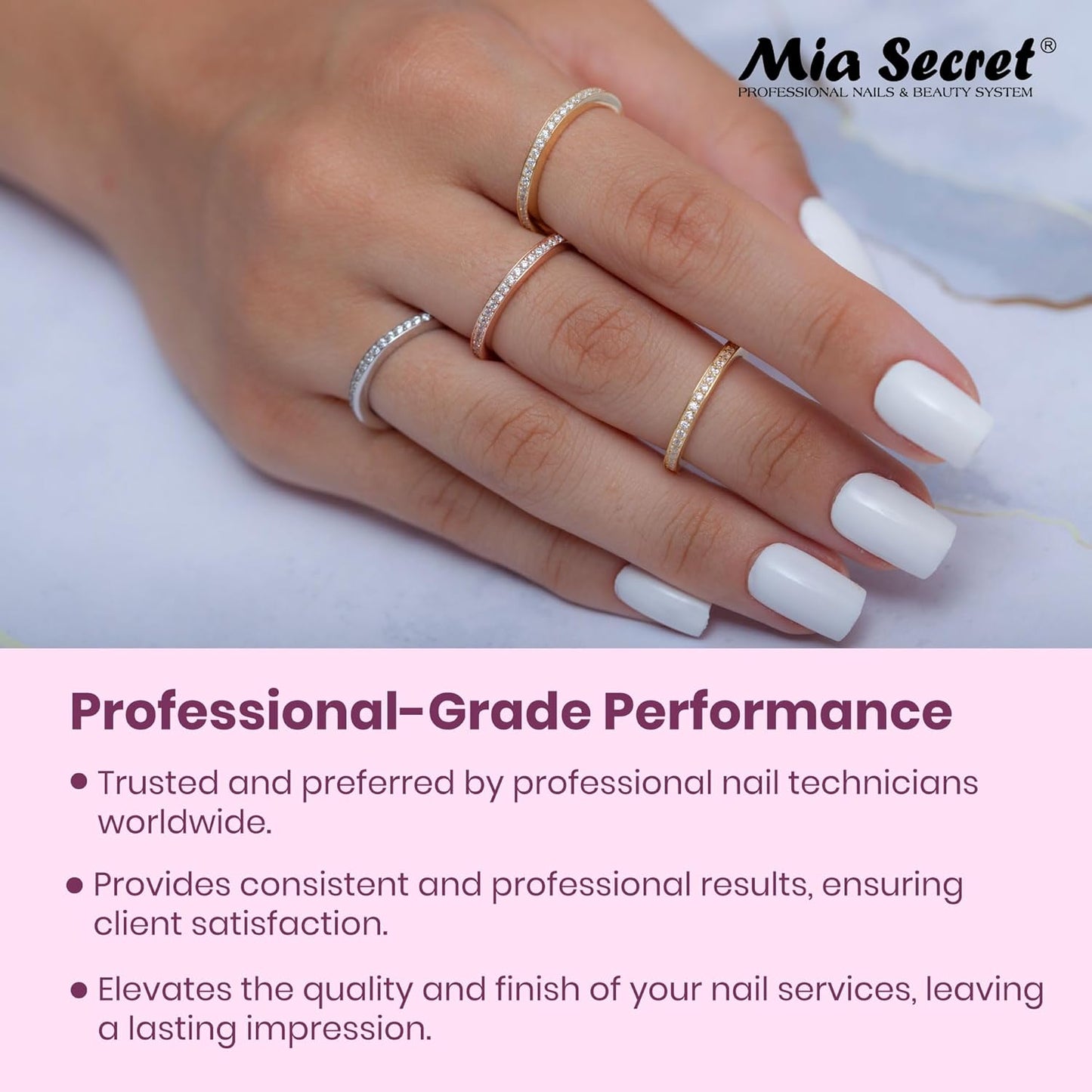 💅✨ Mia Secret® Pincel Kolinsky Profesional #8 KNB-8OR — Precisión Profesional para Uñas Acrílicas ✨💅