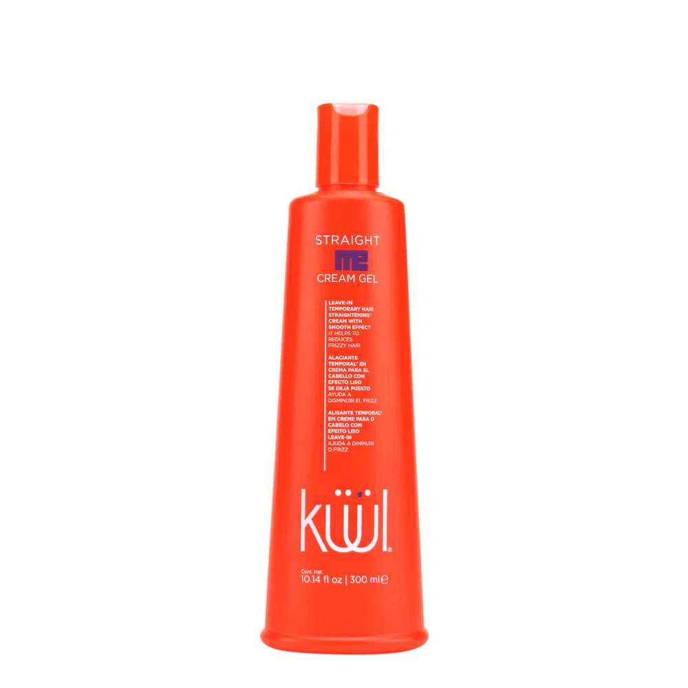 💜 KUUL Straight Me Cream Gel Leave-In 10.1 oz | Liso Perfecto sin Frizz 💜
