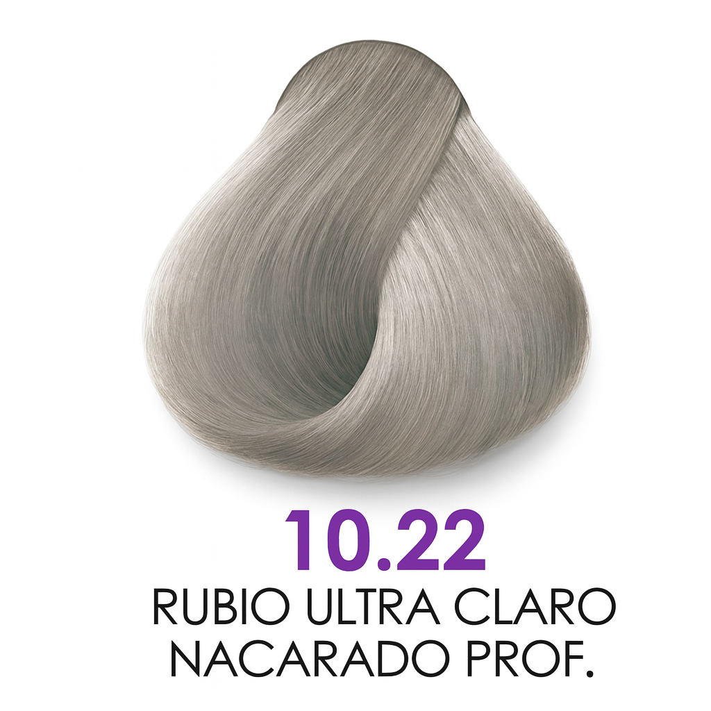 💇♀️ KUUL COLOR SYSTEM 10.22 RUBIO EXTRA CLARO NACARADO INTENSO 3.04OZ