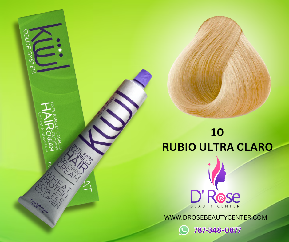 💎 KUUL 10 Rubio Ultra Claro – 3.04 oz | Máxima Aclaración Profesional 💎