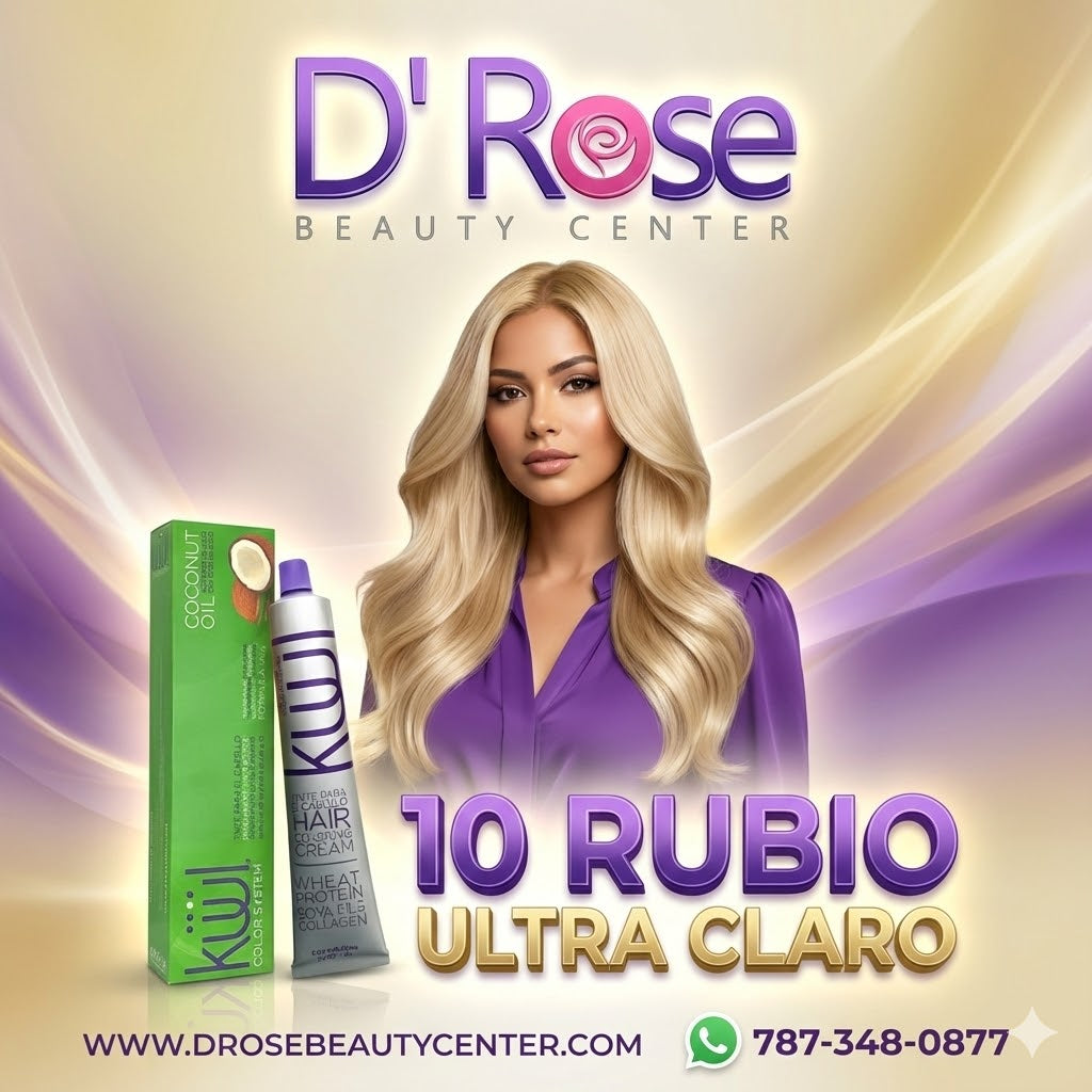 💎 KUUL 10 Rubio Ultra Claro – 3.04 oz | Máxima Aclaración Profesional 💎